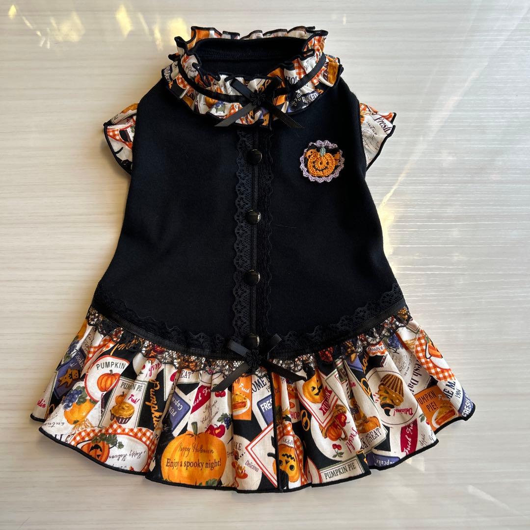 No.468•469 犬服ハンドメイド　バックオープンワンピース　2着