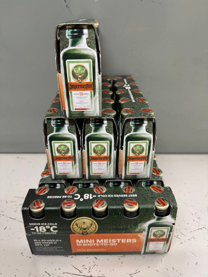 イエーガーマイスター 20ml×10本パック 9セット 90本 35度 ハーブ