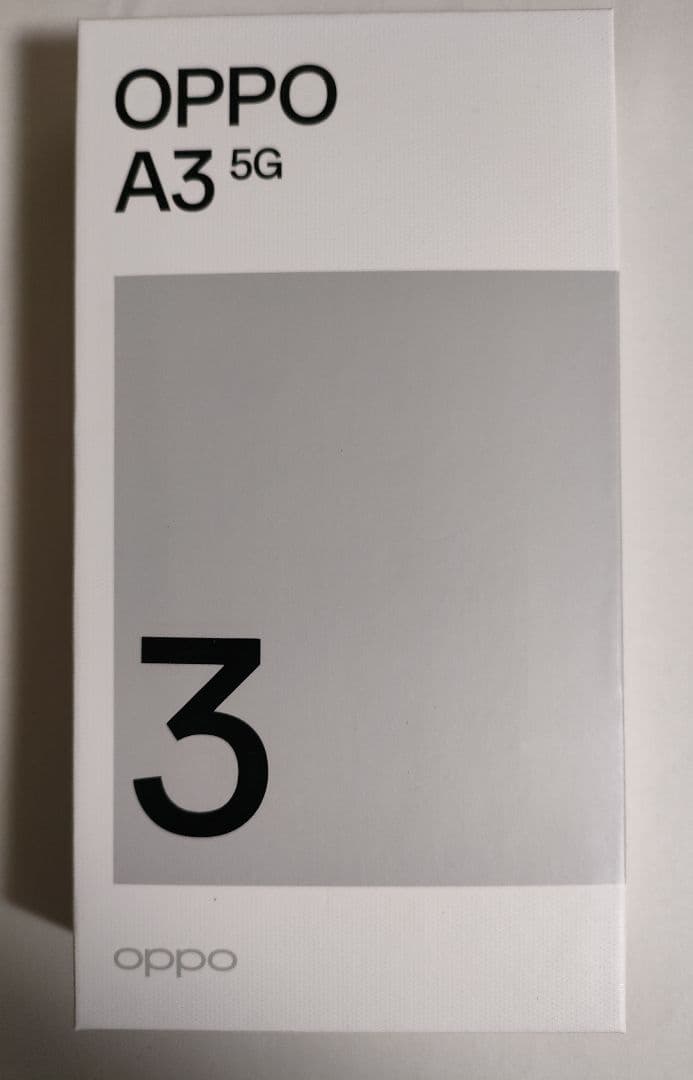 【極美品】OPPO A3 5G パープル 128GB SIMフリー 2月購入