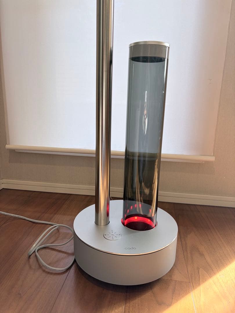 置き型加湿器 LEDライト付き ホワイト
