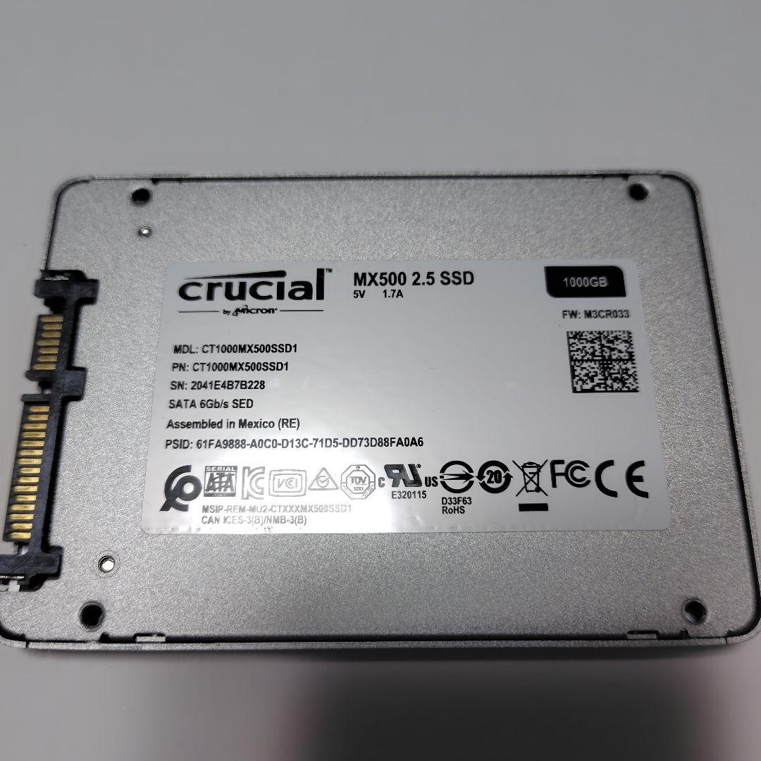 crucial MX500 1TB　CT1000MX500SSD1