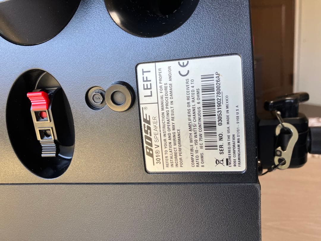 【BOSE 】ボーズ301Vスピーカーペア左右セット
