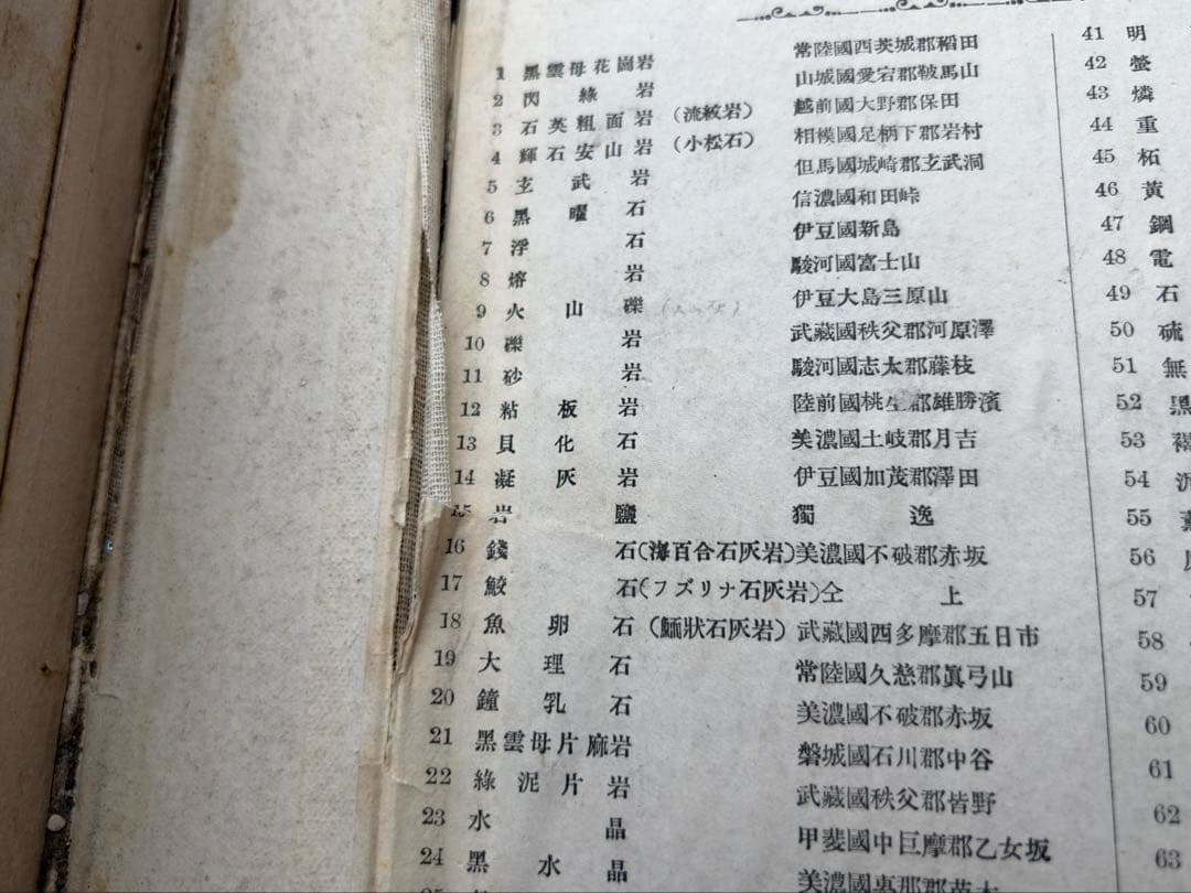 【全80種完品】 岩本鉱産物商会の鉱物界標本 【大正時代のアンティーク】