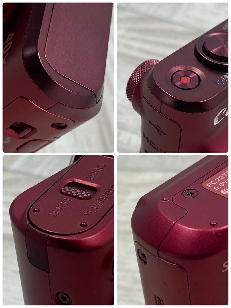 【美品】キャノン Power Shot SX720HS レッド デジタルカメラ