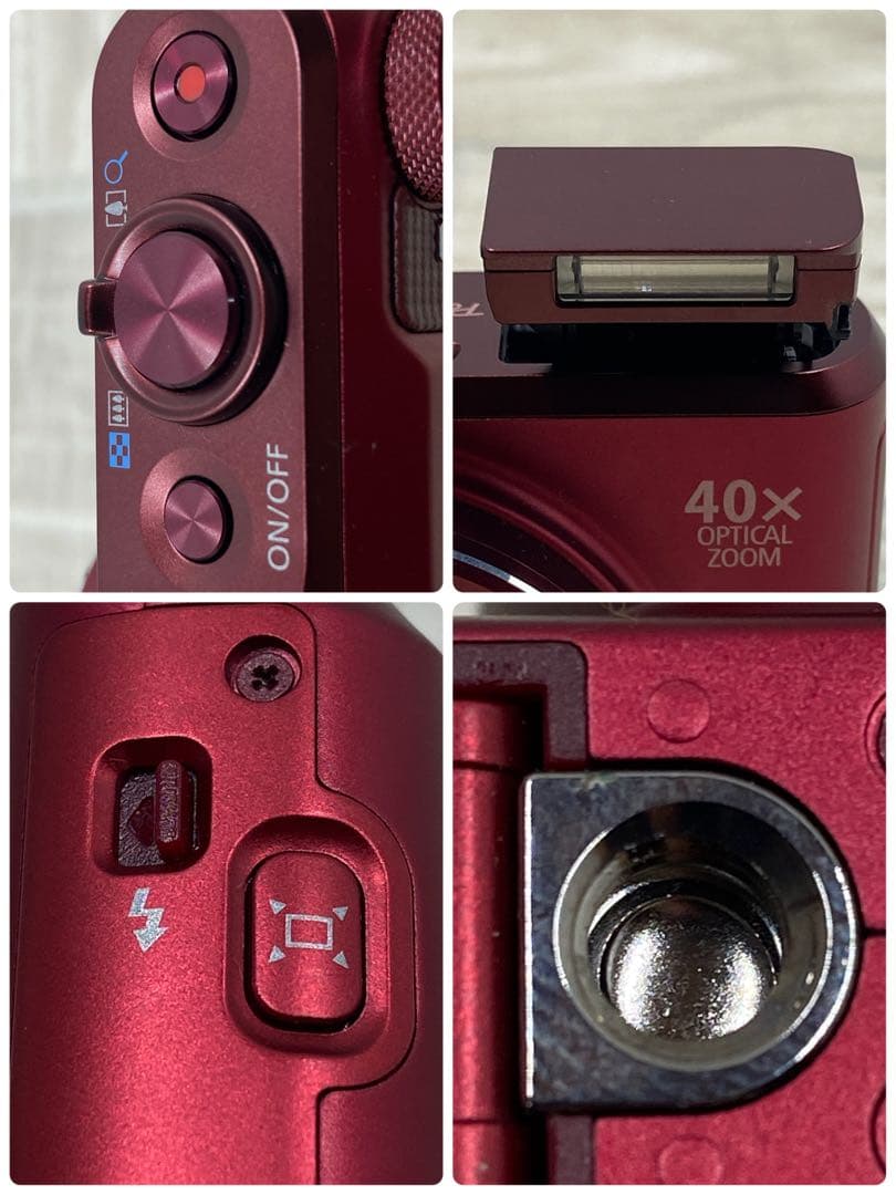 【美品】キャノン Power Shot SX720HS レッド デジタルカメラ