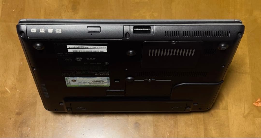 【美品】SONY VAIO VGN-S54B＋エレコムバッグ＆Office＆RD