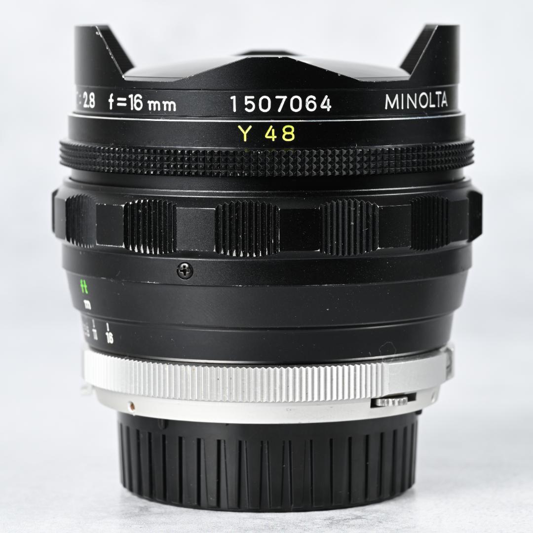 フィルムカメラ MINOLTA MC FISH-EYE ROKKOR-OK 16mm F2.8