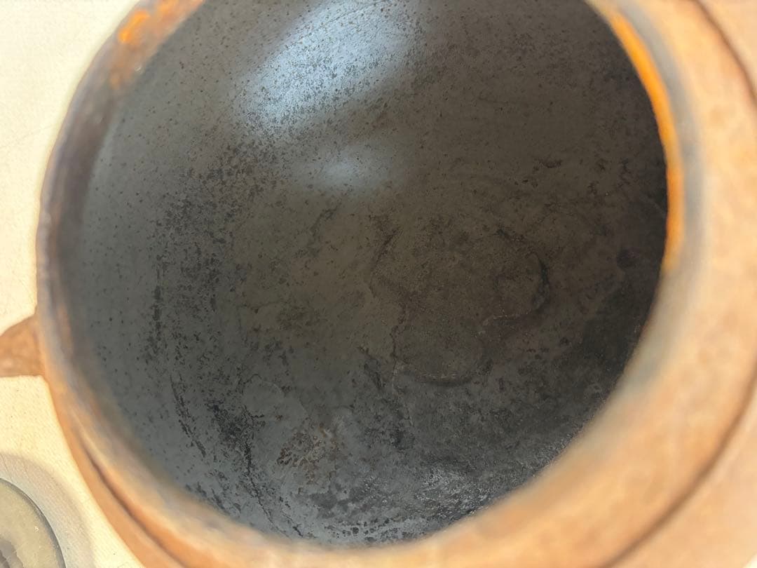 茶道具 風炉釜 茶釜 鬼面鉄風炉釜 茶道具