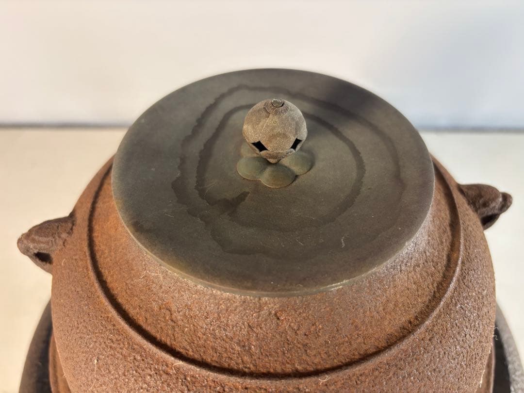 茶道具 風炉釜 茶釜 鬼面鉄風炉釜 茶道具