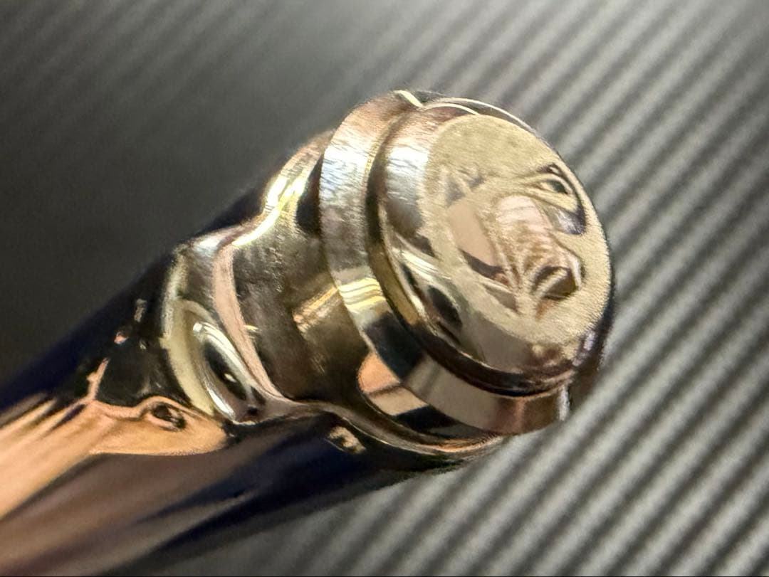 未使用に近い ペリカン スーベレーン K605 青縞 ボールペン