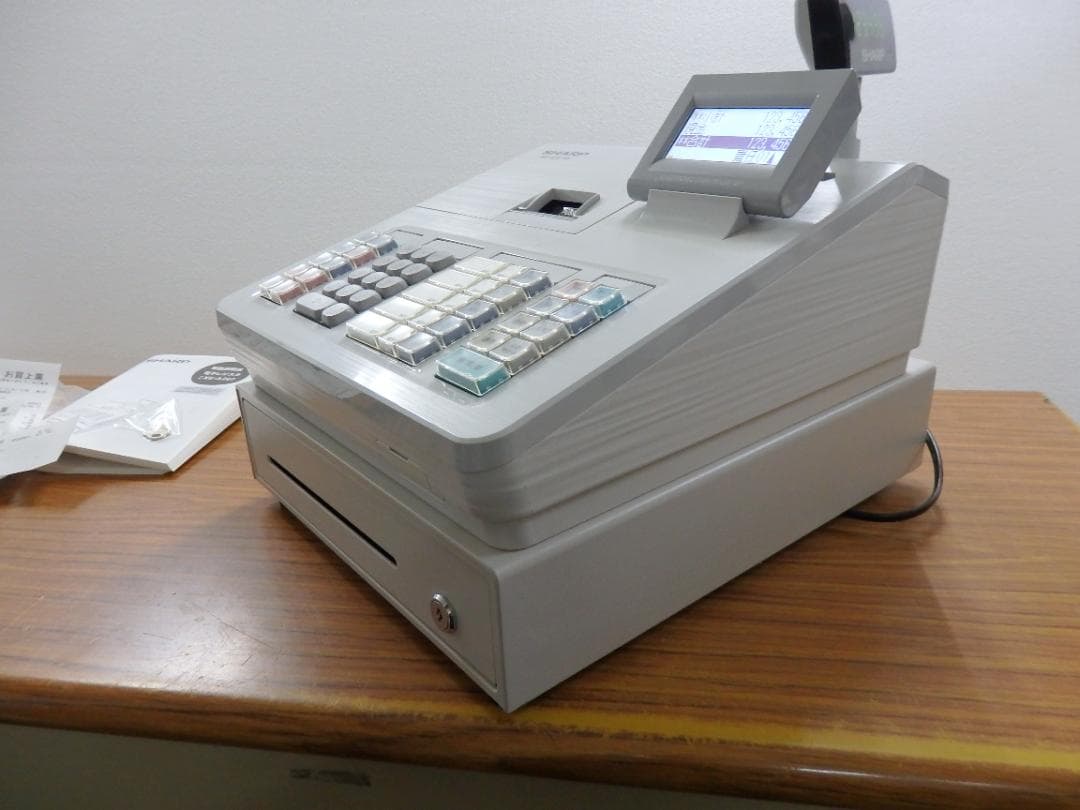9030 設定無料 SHARP XE-A207W-W レジスター 10部門