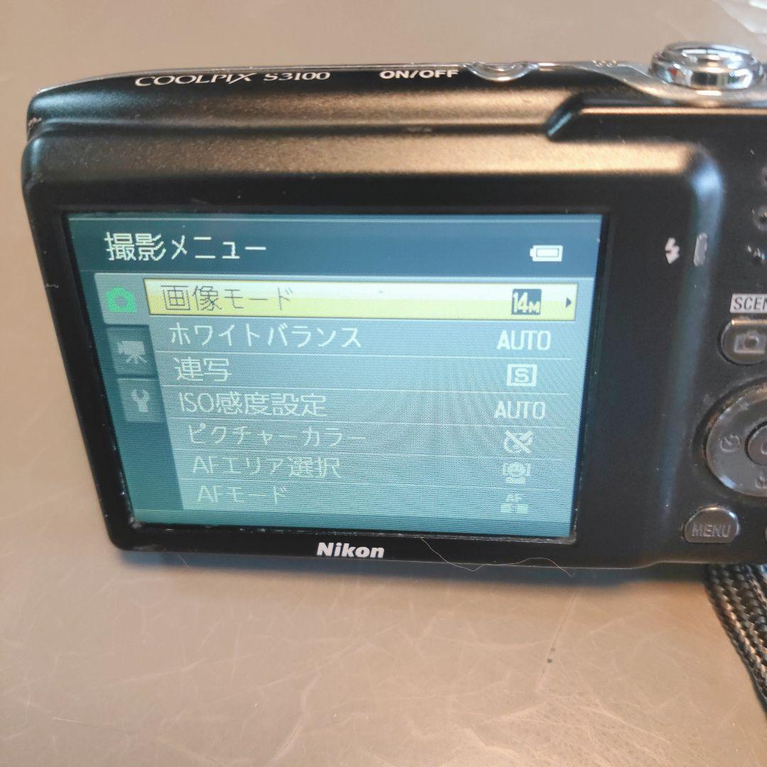 【動作確認済】Nikon COOLPIX S3100 ブルー