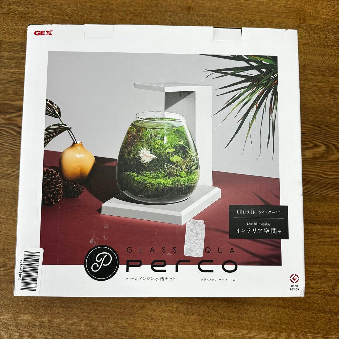 ジェックス GEX AQUARIUM グラスアクア PERCO T-WH 6L