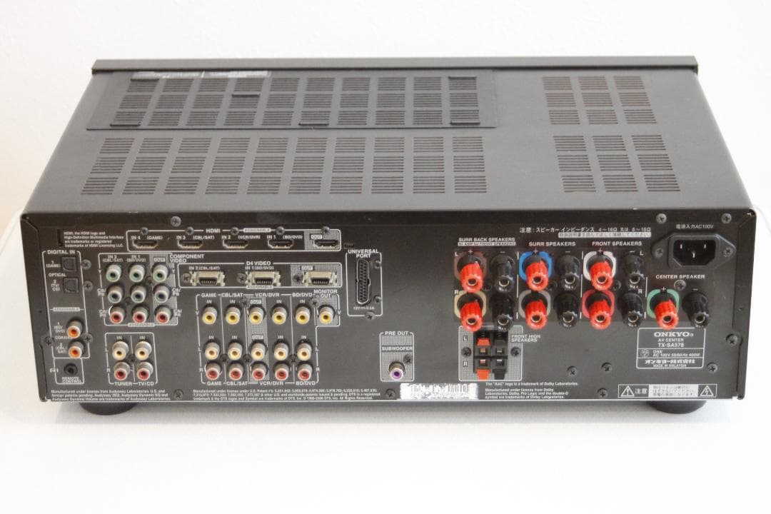[中古] ONKYO AVアンプ 7.1ch TX-SA-578