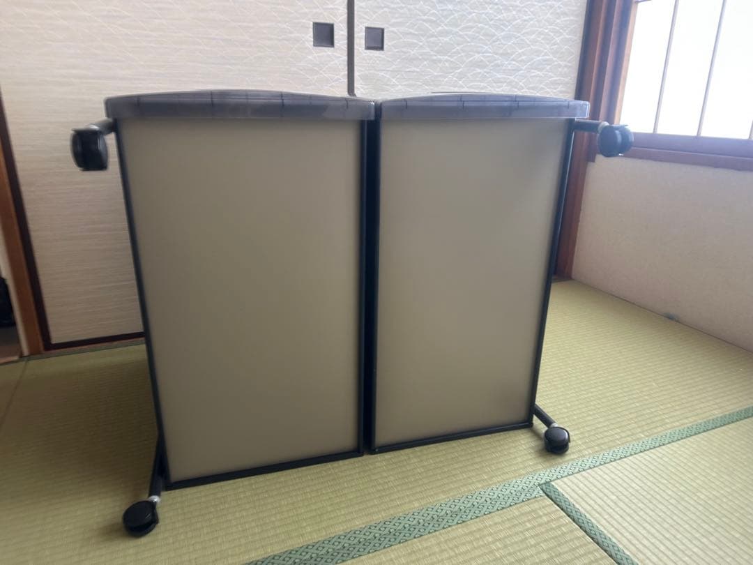 YODOKO 収納ボックス ブラック 4引き出し キャスター付き