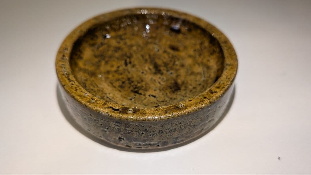 『大樋年朗』印華紋香合　茶道具　大樋焼　金沢
