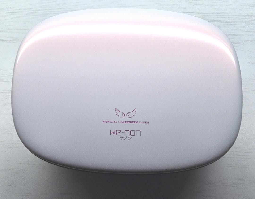 【ほぼ未使用/付属品全付】脱毛器 ケノン Ke-non 8.0 パールホワイト