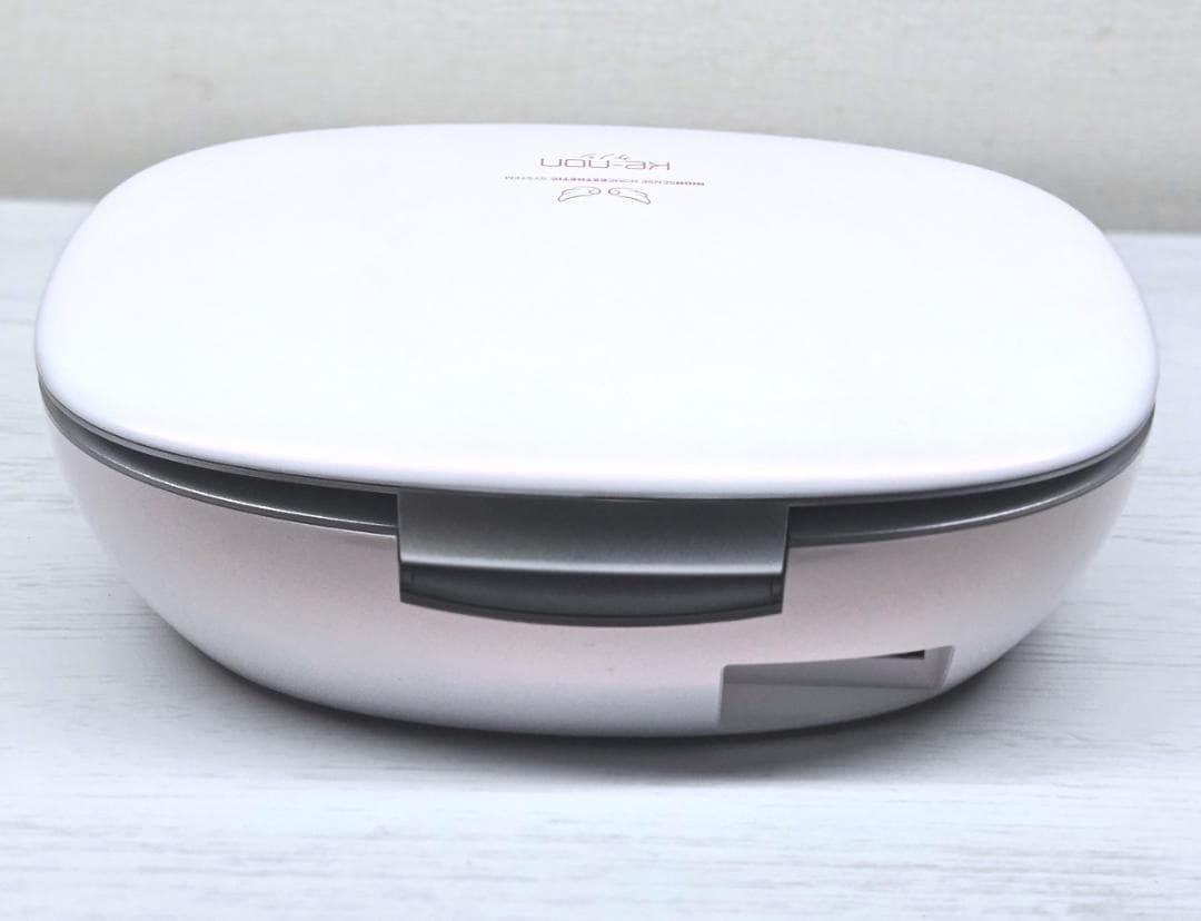【ほぼ未使用/付属品全付】脱毛器 ケノン Ke-non 8.0 パールホワイト
