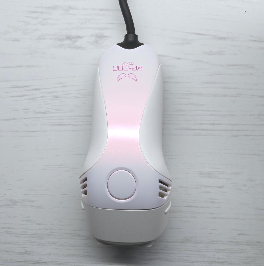 【ほぼ未使用/付属品全付】脱毛器 ケノン Ke-non 8.0 パールホワイト