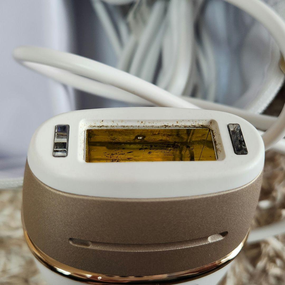 Braun 脱毛器 ホワイト・ゴールド 収納ケース&説明書付き PL-5137
