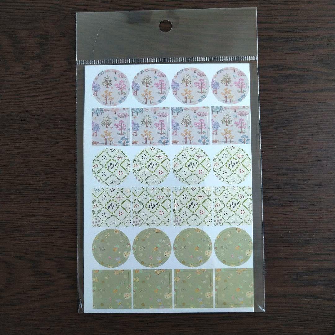 merinomiさん　透ける模様シールセット18種