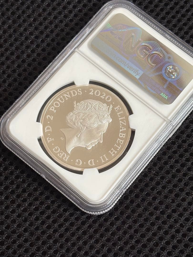 【PF70】デヴィッド・ボウイ 2020 英国 1oz 銀貨 NGC最高鑑定