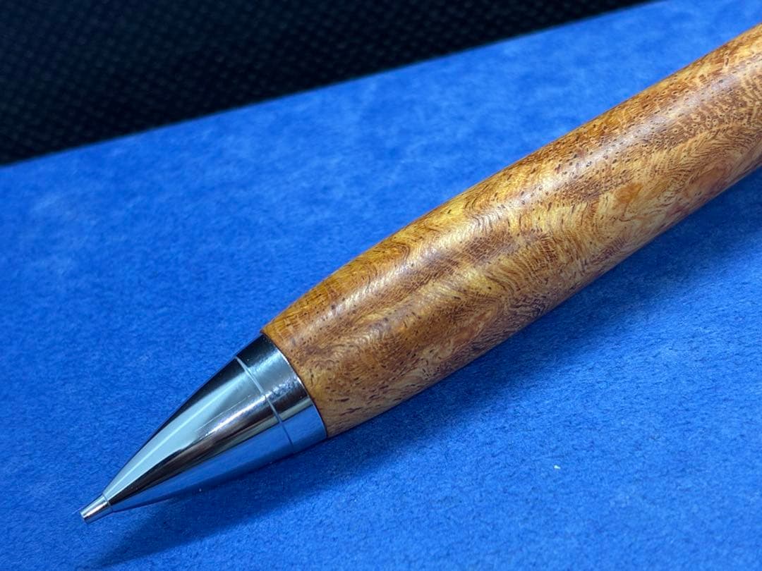 【早い者勝ち】花梨紅白　シャープペンシル0.5 　加藤金属　ハンドメイド
