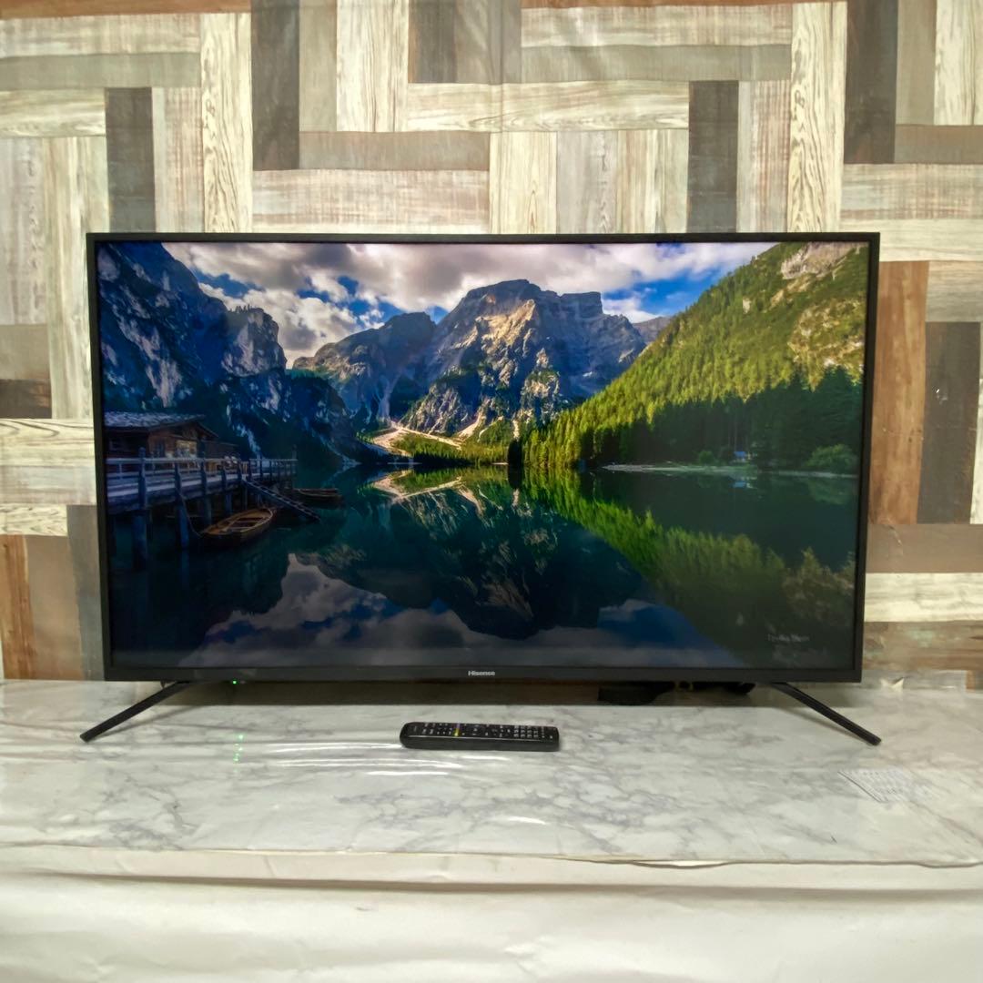 全国送料込❣️ ハイセンス 50V型4K液晶テレビ外付けHDD 裏番組録画対応