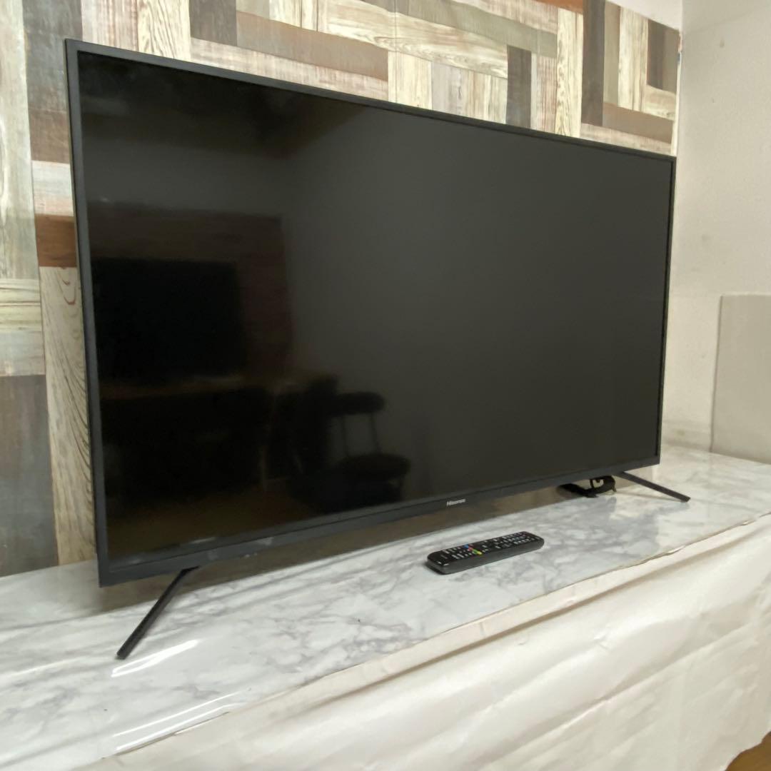 全国送料込❣️ ハイセンス 50V型4K液晶テレビ外付けHDD 裏番組録画対応