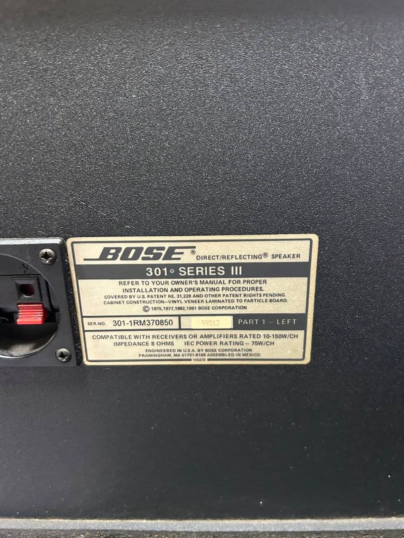 BOSE 301 Series III スピーカー ペア