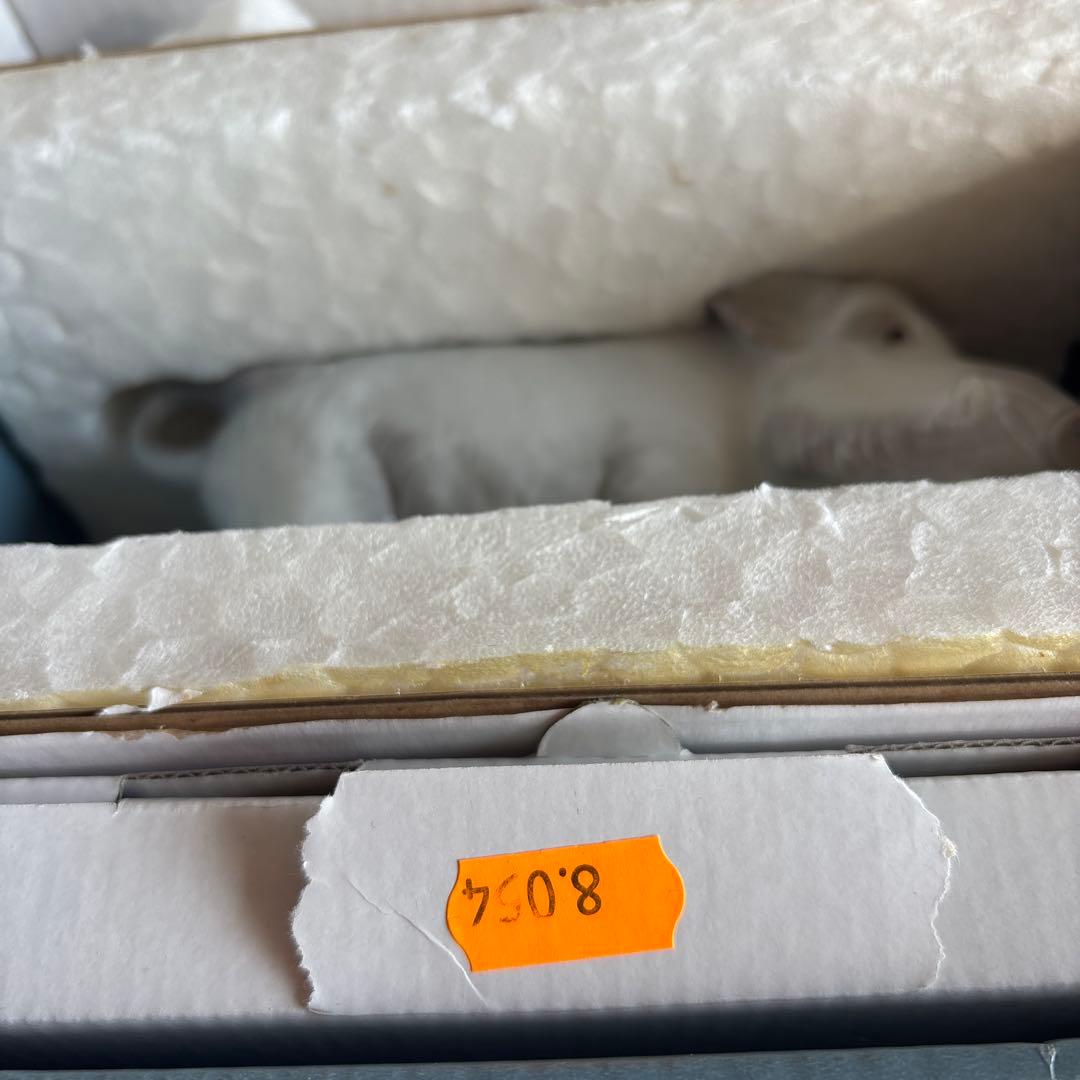 LLADRO 亥年 干支置物 台座付き 箱付き リヤドロ リアドロ 猪