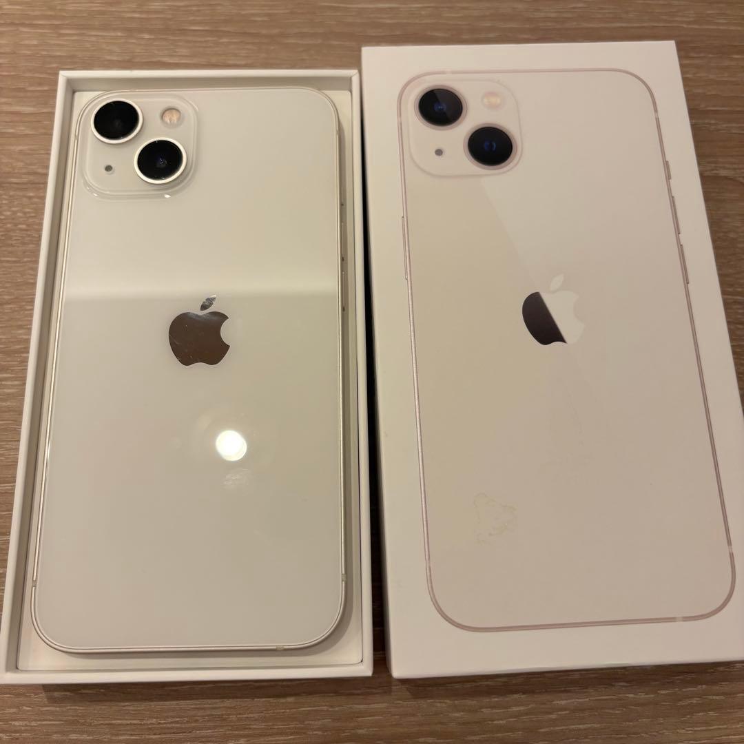 iPhone13 スターライト 128GB SIMフリー　バッテリー85%