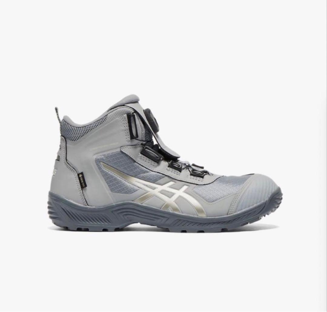 ASICS 安全靴　限定グレー×バーチCP604 GORE-TEX 26.5cm