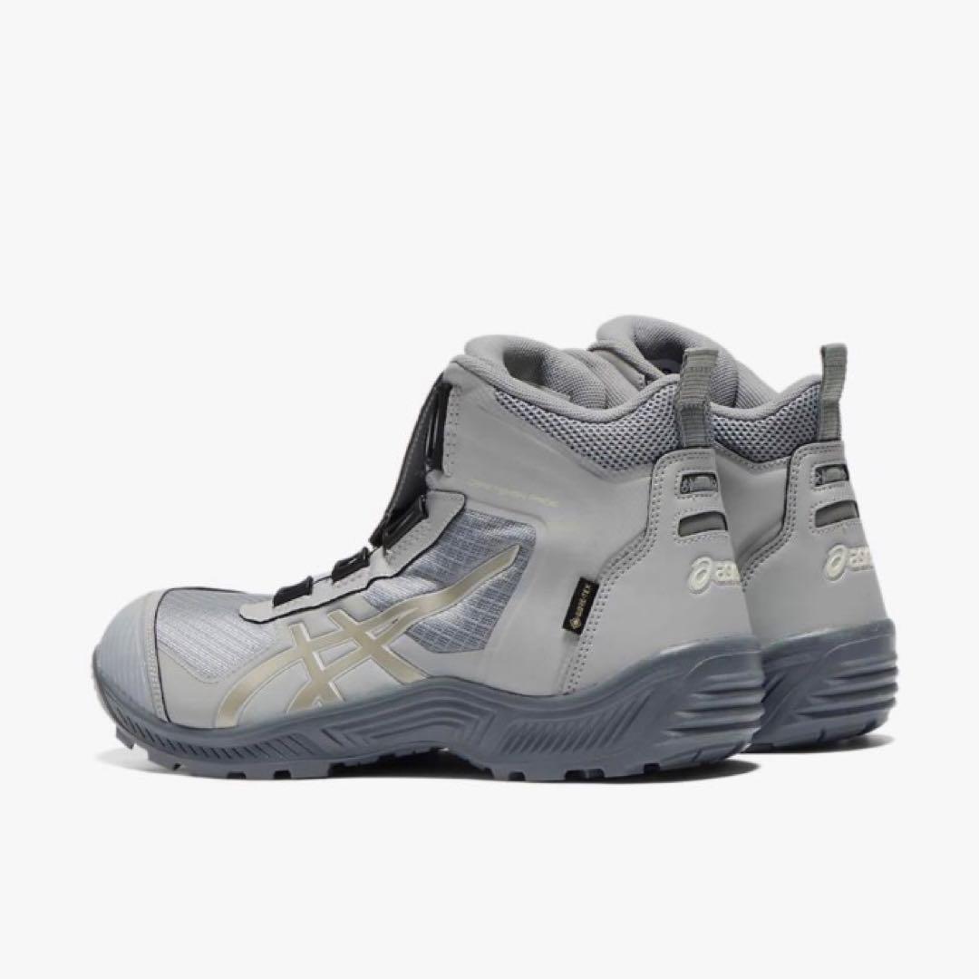 ASICS 安全靴　限定グレー×バーチCP604 GORE-TEX 26.5cm