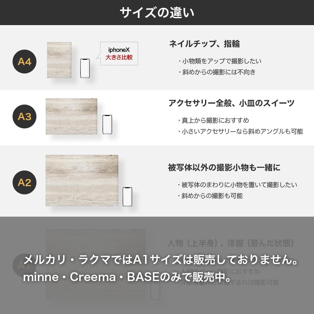 【撮影背景シート】A2 コンクリ5種セット by CheseGENIC
