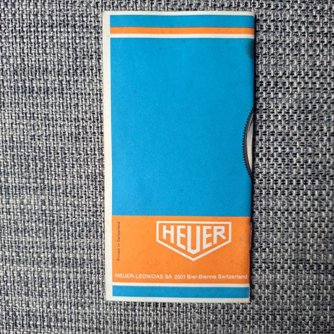 HEUER ホイヤー タグホイヤー ストップウォッチ トラックマスター 手巻き