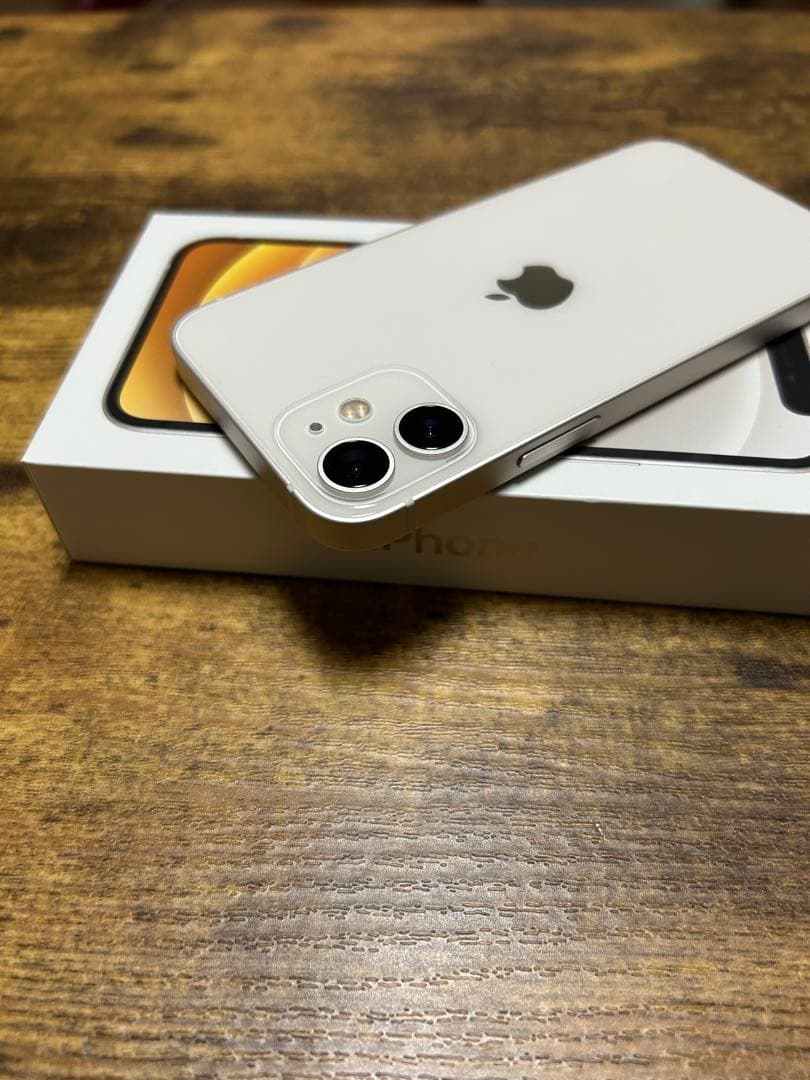 【美品】iPhone12mini ホワイト 64GB 84% SIMフリー