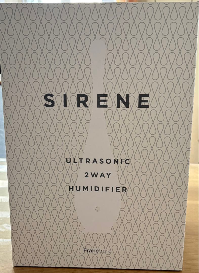 SIRENE 超音波式 2WAY加湿器 ホワイト