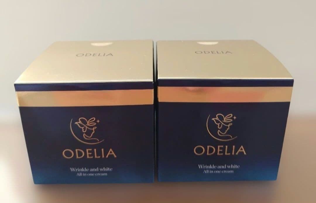 オディリアODELIA リンクル＆ホワイトオールインワンクリーム50g × 2個