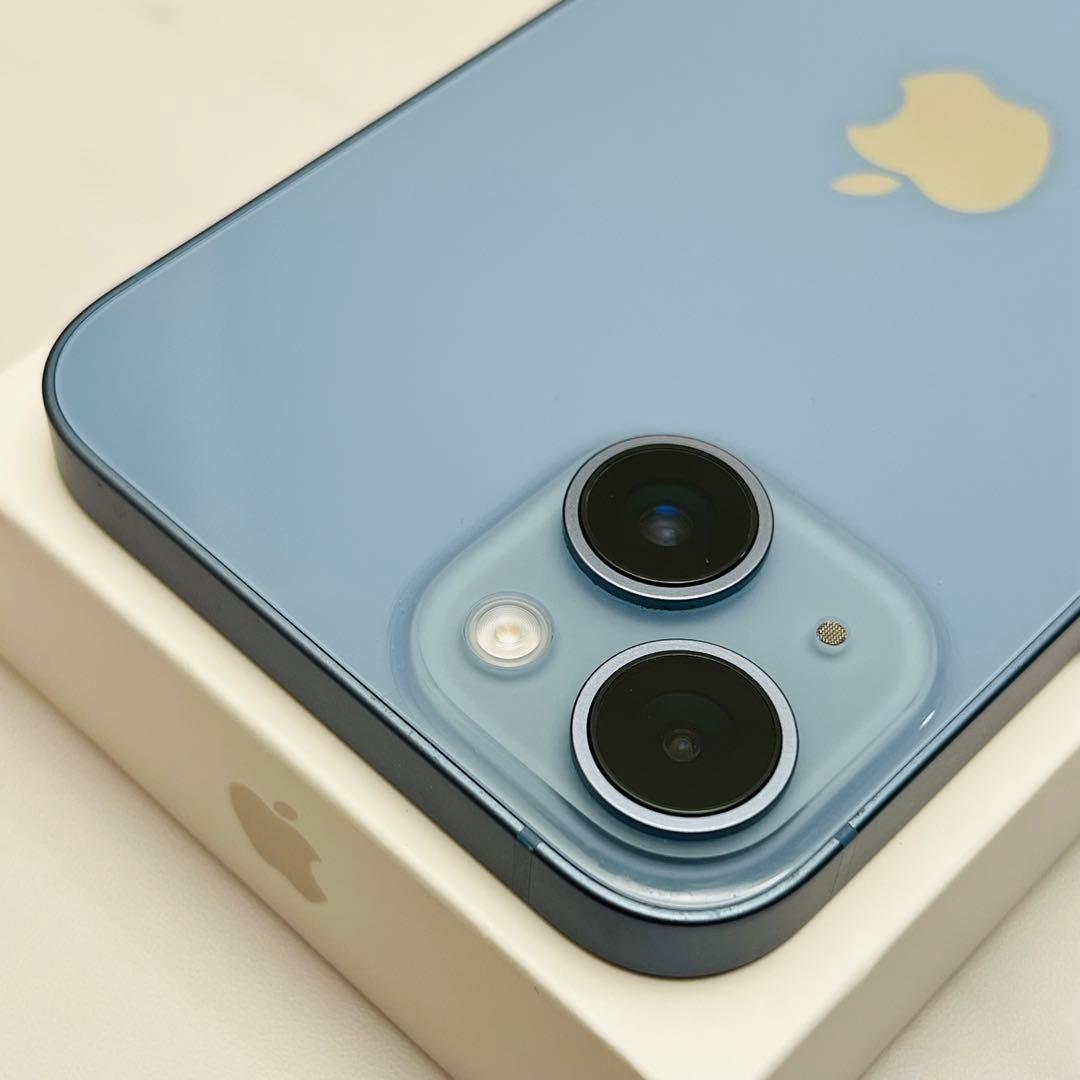 【極美品☆】iPhone14 本体 Blue 128GB SIMフリー