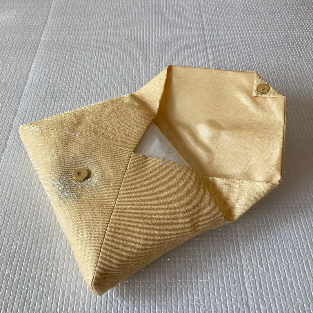 TS71 西陣織 荒磯 吉祥紋 名物裂 数寄屋袋 茶道具 小物入れ 和装バッグ