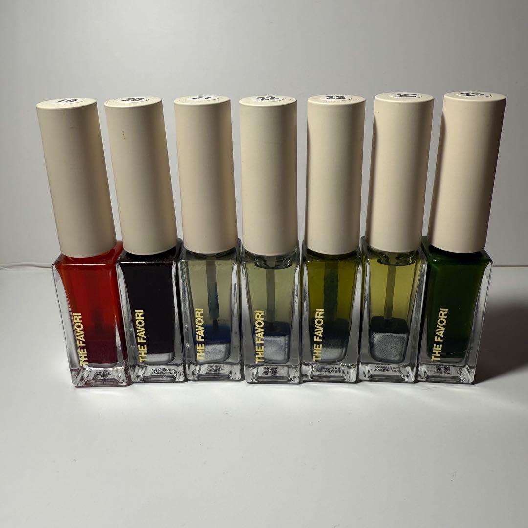 THE FAVORI LLIC INK メタリックインク7色セット