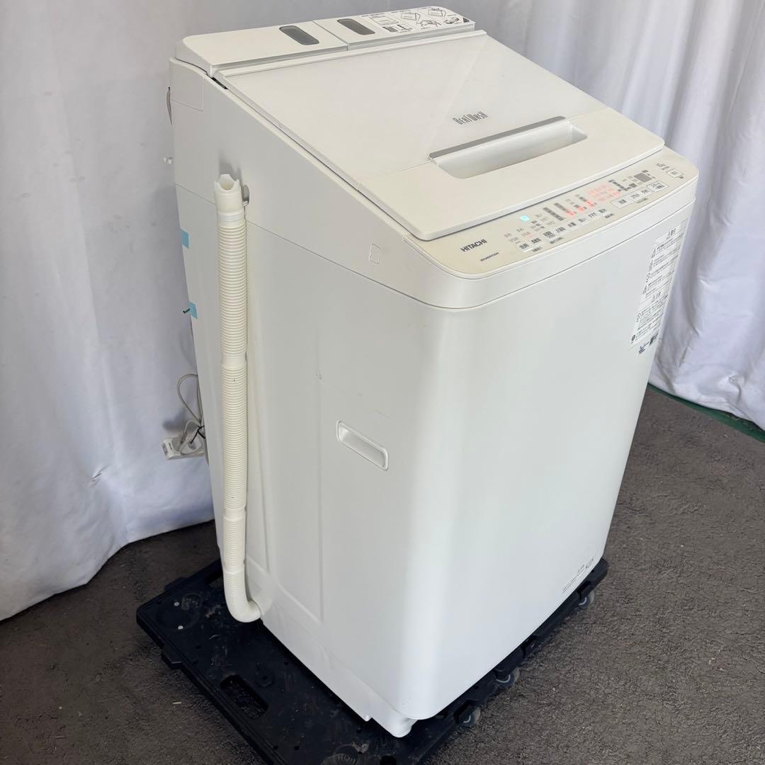 198　日立　洗濯機　ビートウォッシュ　10kg　分解洗浄　綺麗　設置無料　安い