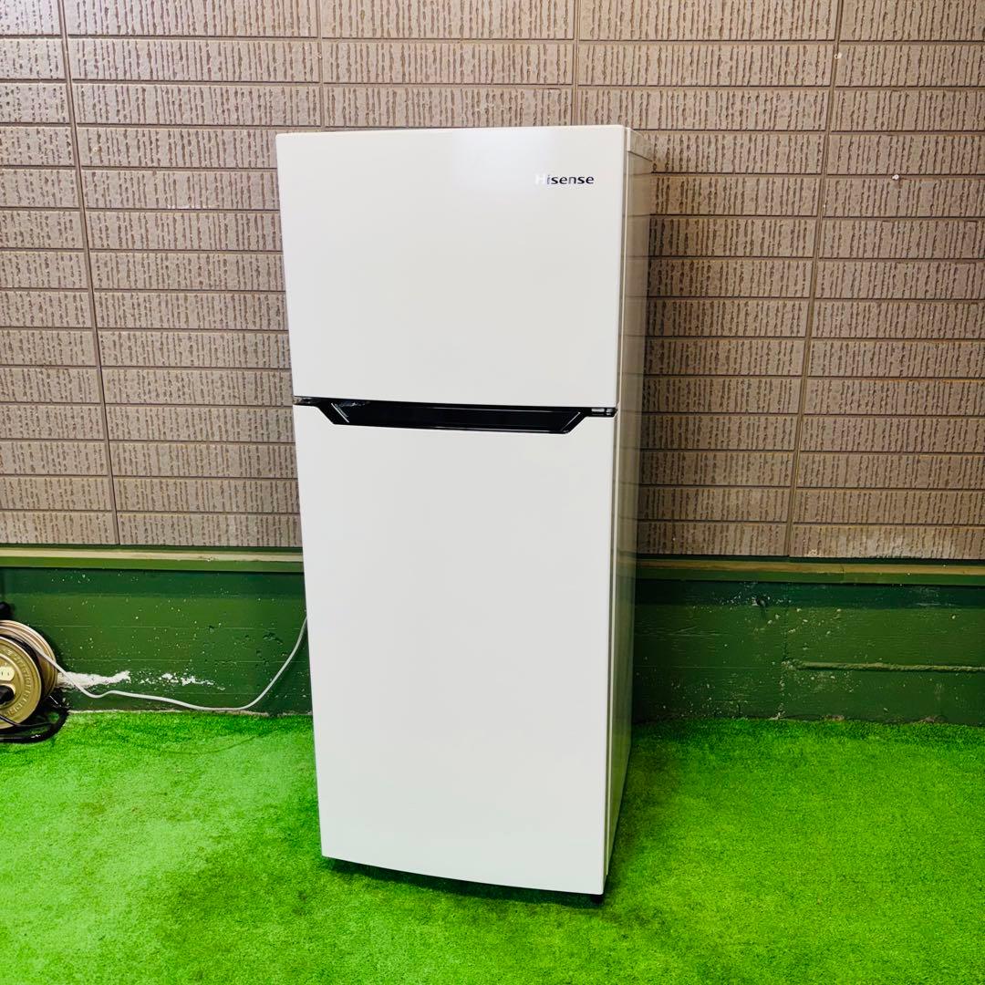 Hisense 120L 冷蔵庫 一人暮らし 耐熱天板【地域限定配送無料】