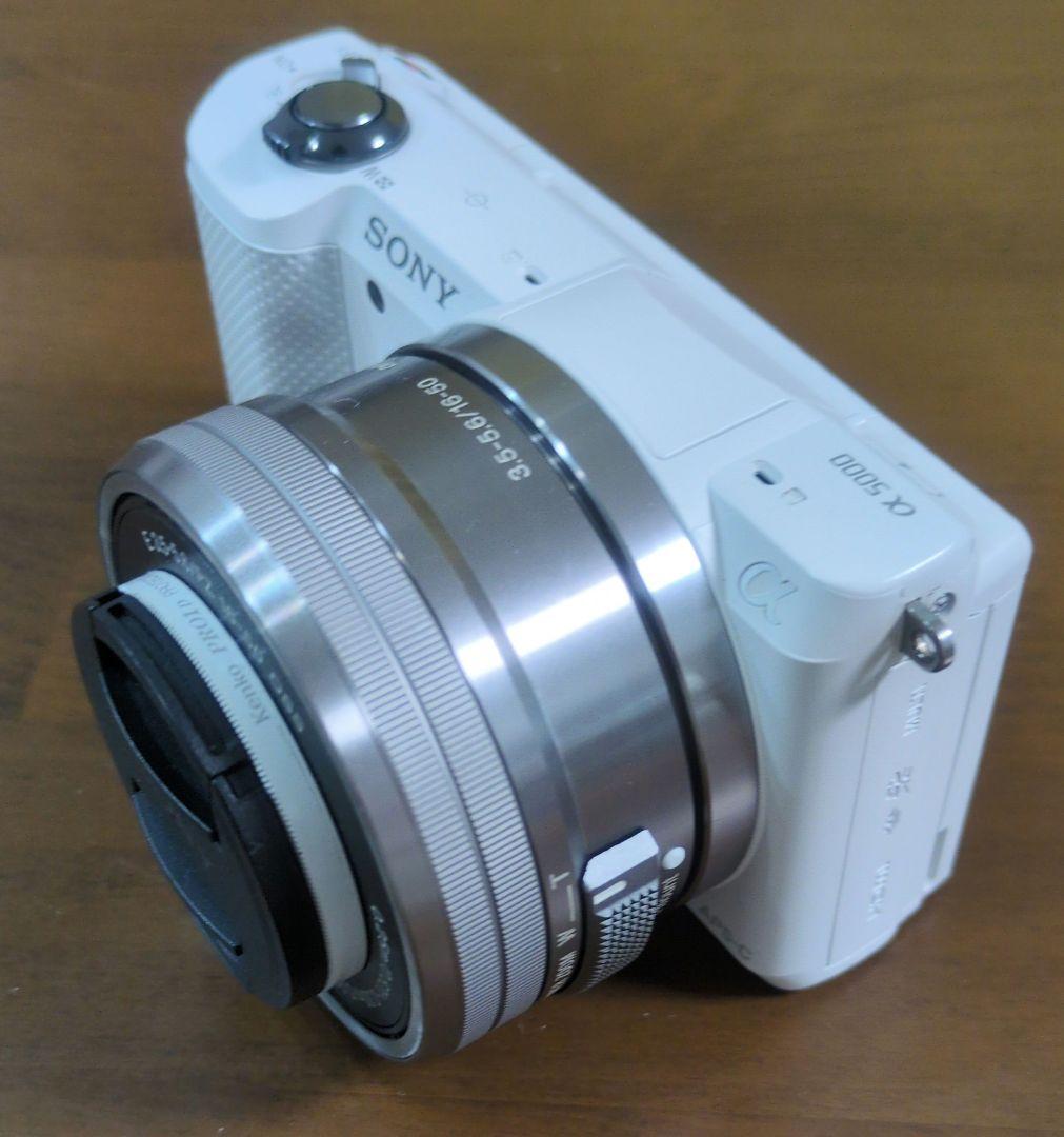 SONY α5000 ミラーレス一眼カメラ　ホワイト