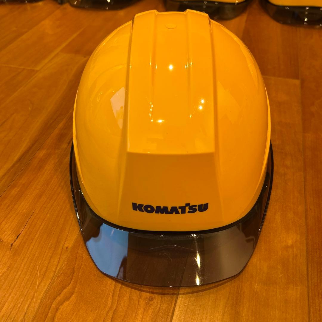 [非売品]KOMATSU コマツ　ヘルメット 8個セット　防災　企業ロゴ