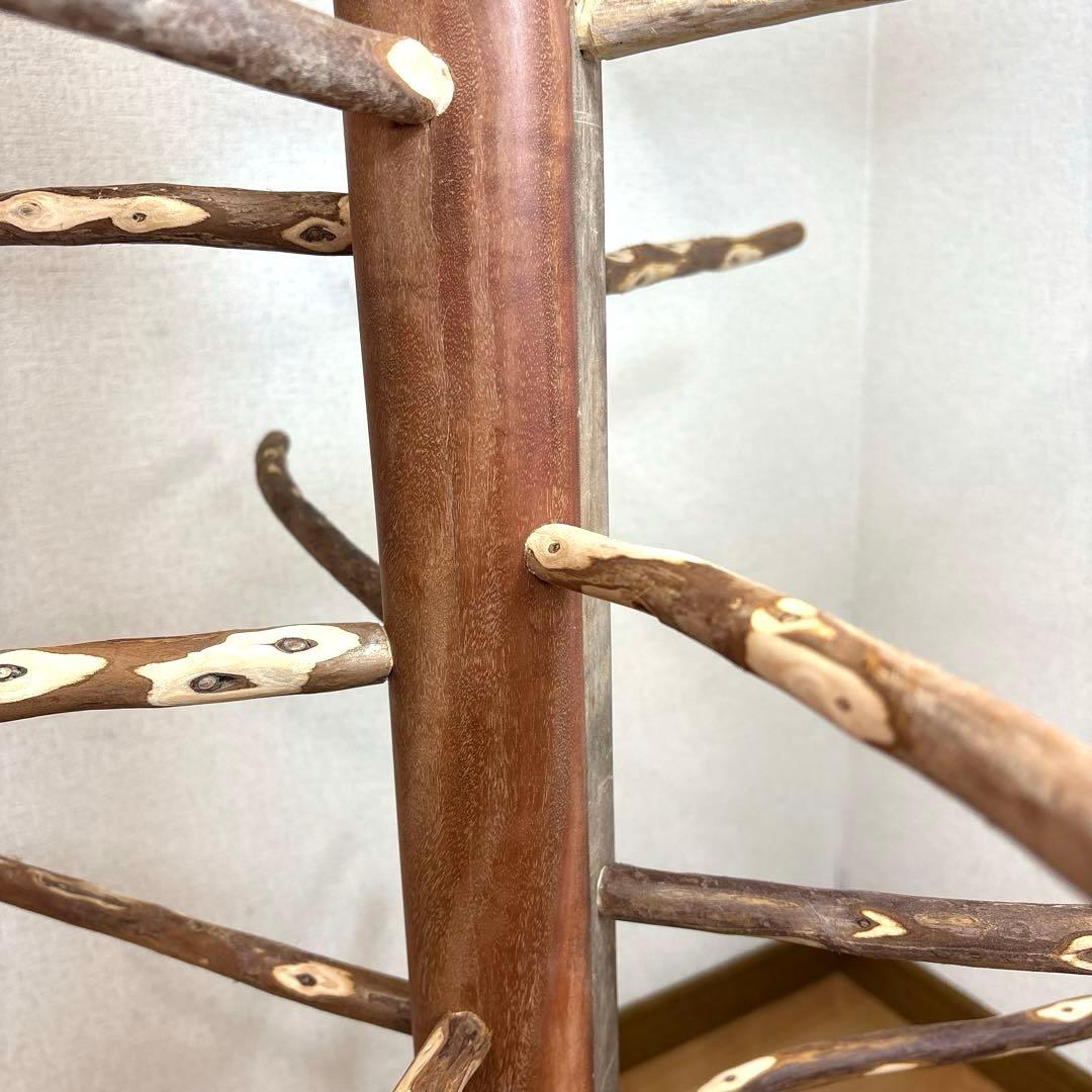 【小鳥〜中型鳥】トロピカルウッドの重量たっぷりバードスタンド