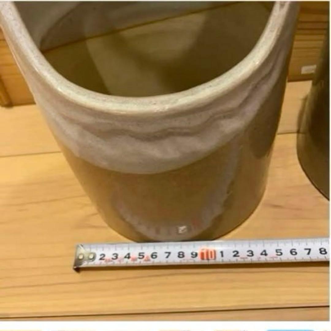 【共箱】十世坂高麗左衛門　萩焼手焙　一対　手炙り　茶道具
