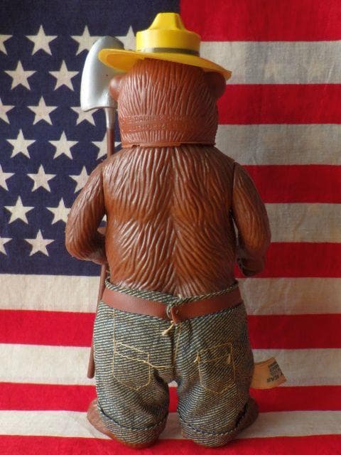 【限定値下】★【1970年代】DAKIN スモーキーベア 可動式 フィギュア置物