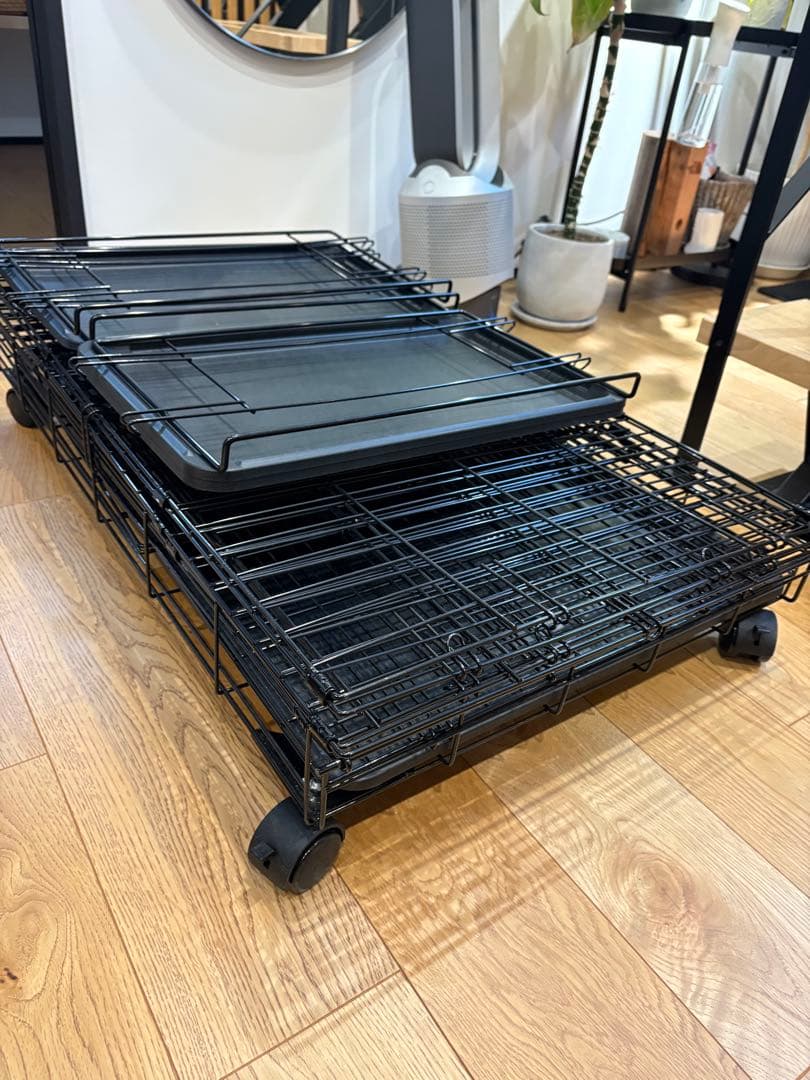 Amazonベーシック 猫ケージ キャットケージ 3段 91L×57W×129H
